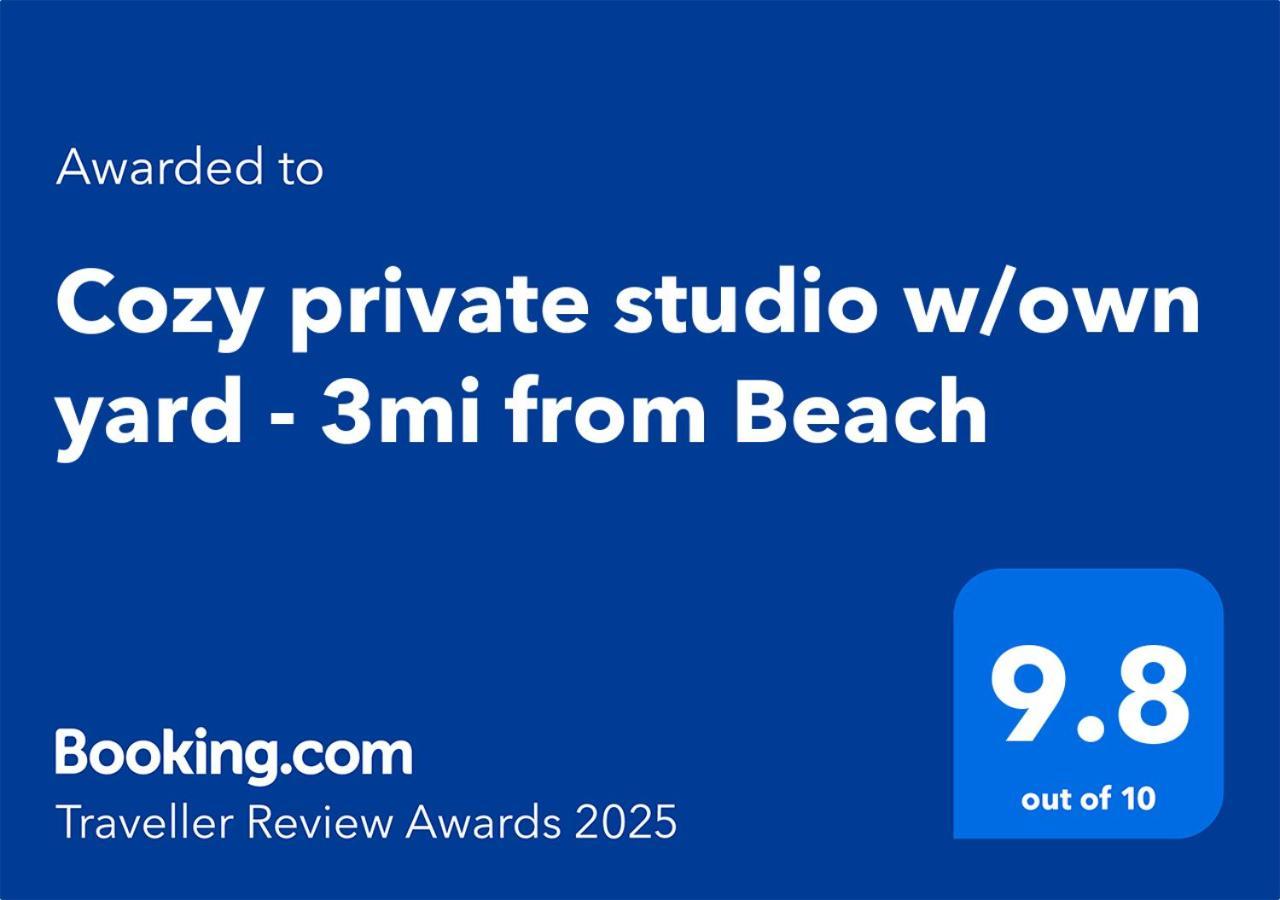 Cozy Private Studio W/Own Yard - 3Mi From Beach Seminole Exterior foto